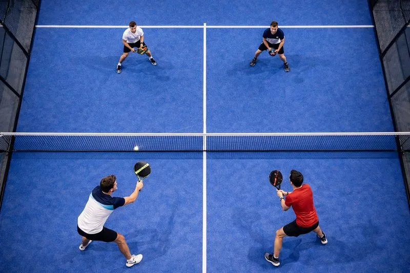Posicionamiento en pista de pádel