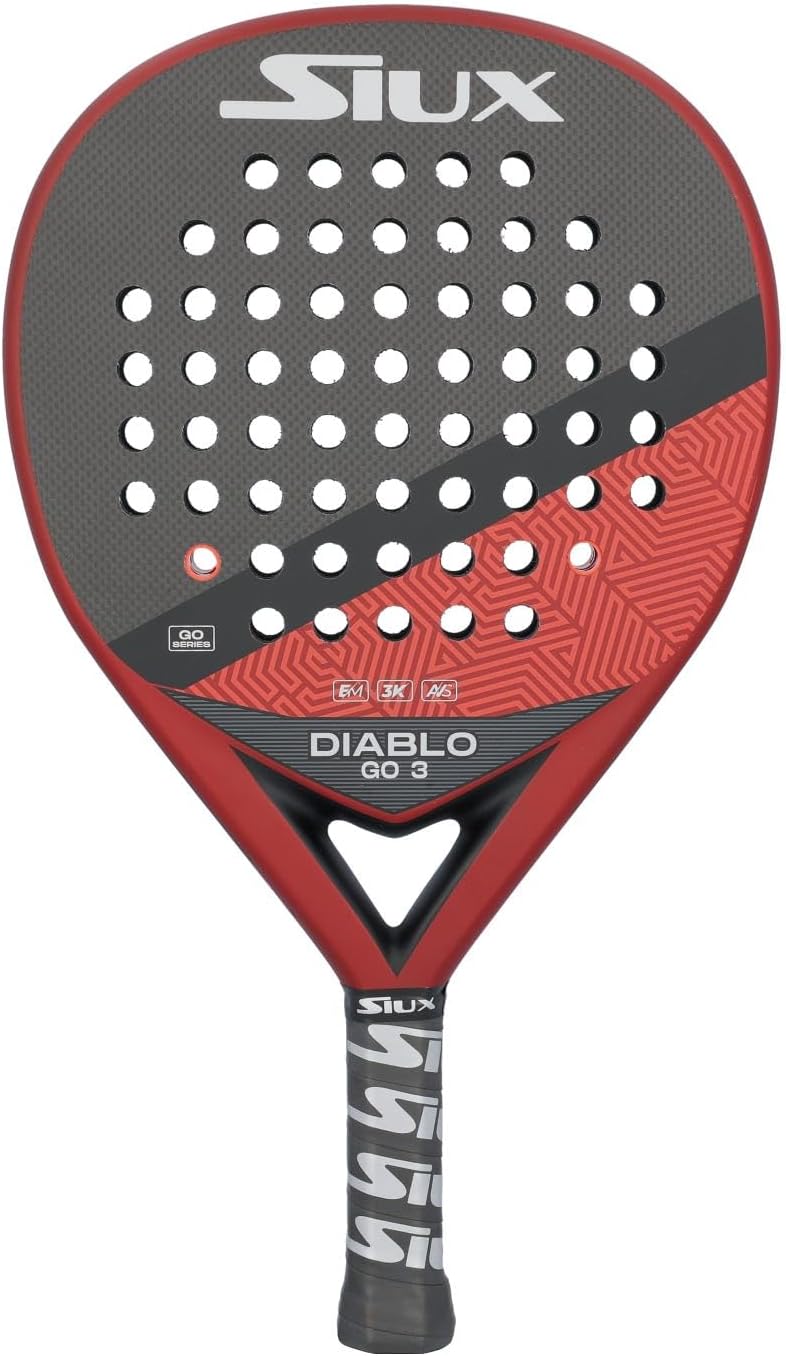 Siux Diablo Go 3 — raqueta híbrida de pádel para nivel intermedio